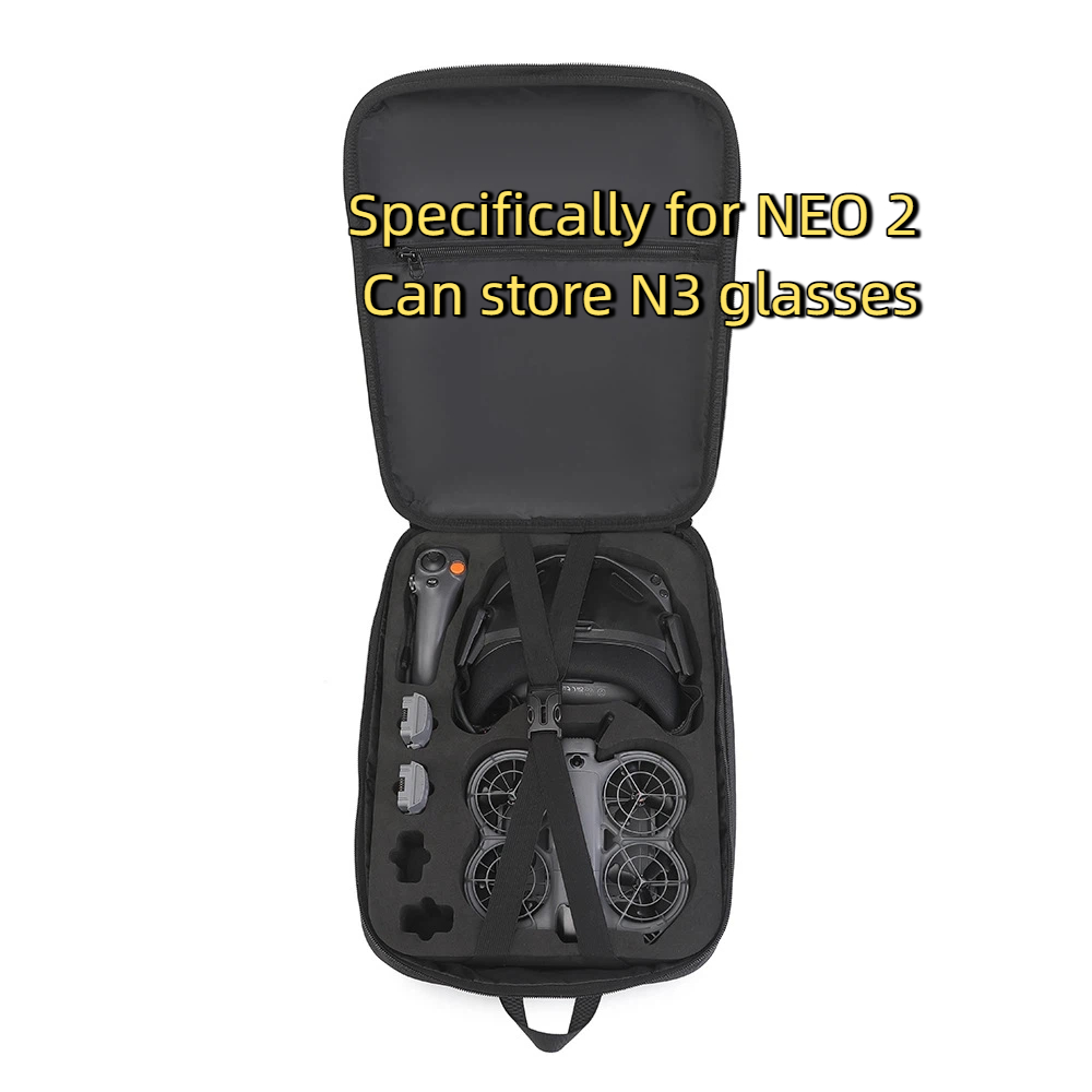 Drone Hard Shell Case - Рюкзак для DJI NEO 2, вместительная